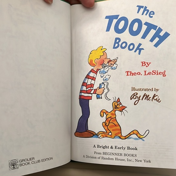 Dr. Seuss The Tooth Book Written as Theo LeSieg - Picture 6 of 11